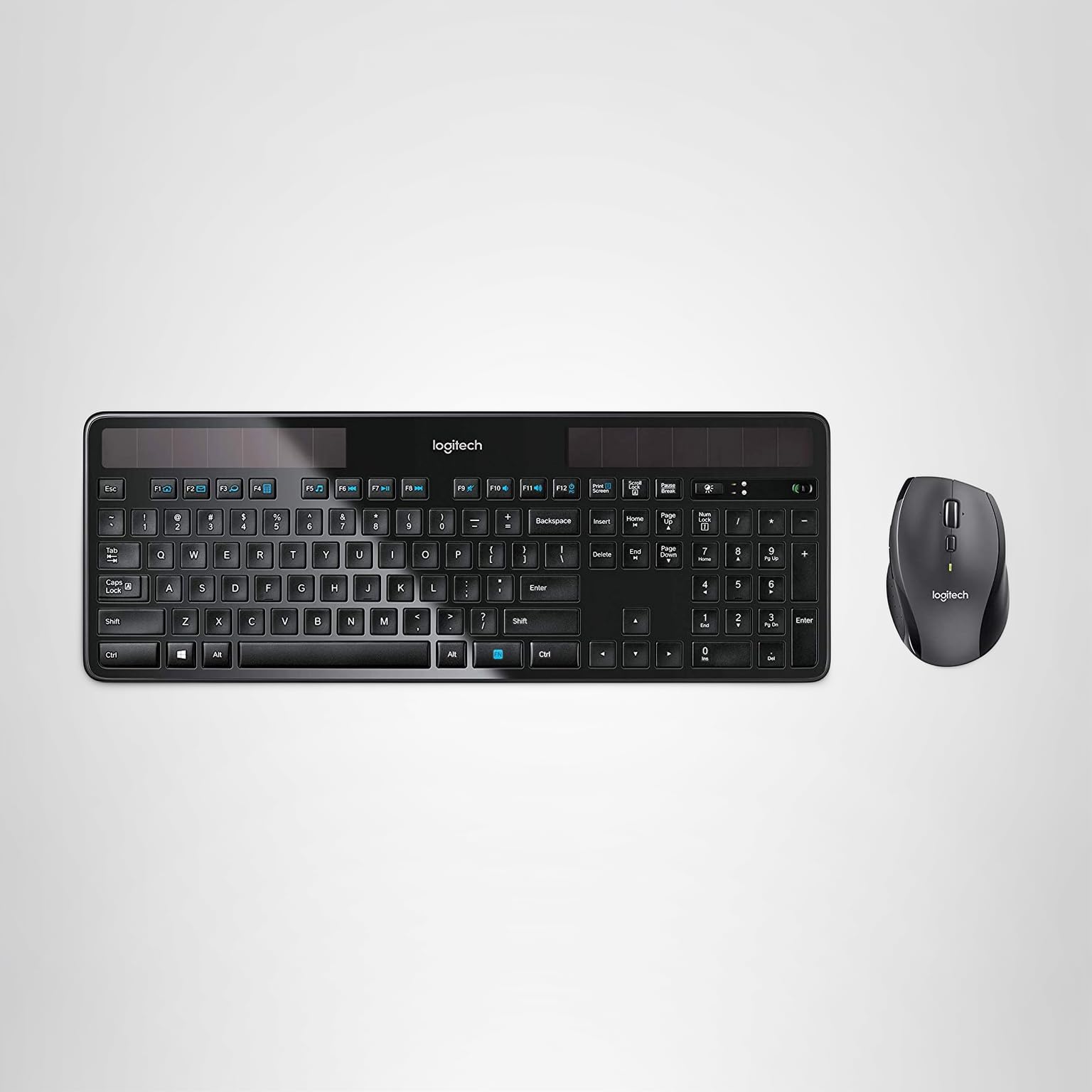 Amazon.com: Logitech K750 Wireless Solar Keyboard Black for